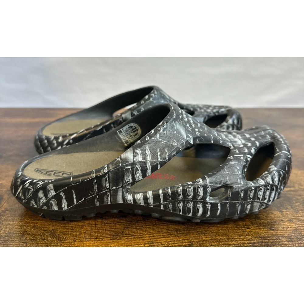 Keen Shanti Arts Clog Gentle Fullness Black White Croc Mens 7 Womens 9 1029395 - Picture 10 of 10